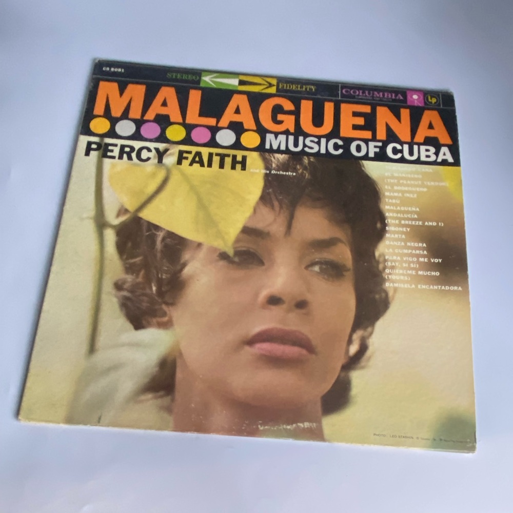 Music of Cuba Vintage Vinyl Record